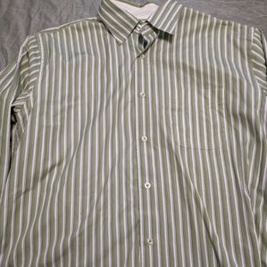 Express dress shirt green white size XL